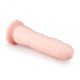 Телесный силиконовый фаллоимитатор Suction Cup Dildo - 21 см.