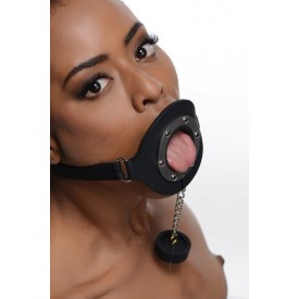 Силиконовый кляп с затычкой Pie Hole Silicone Feeding Gag