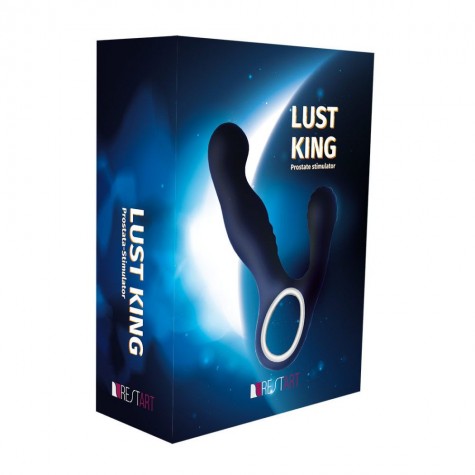 Синий вибромассажёр простаты Lust King